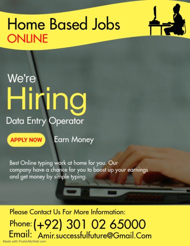 Part time work online for the home based persons