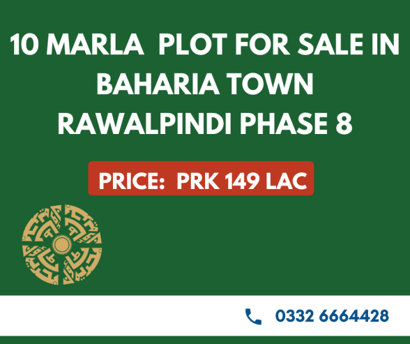 10 Marla Residential C block Bahria Town Phase 8