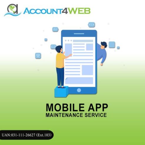 Account 4 Web Mobile App Service Avaliable in Karachi