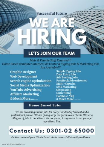 Online jobs for students in Pakistan at home
