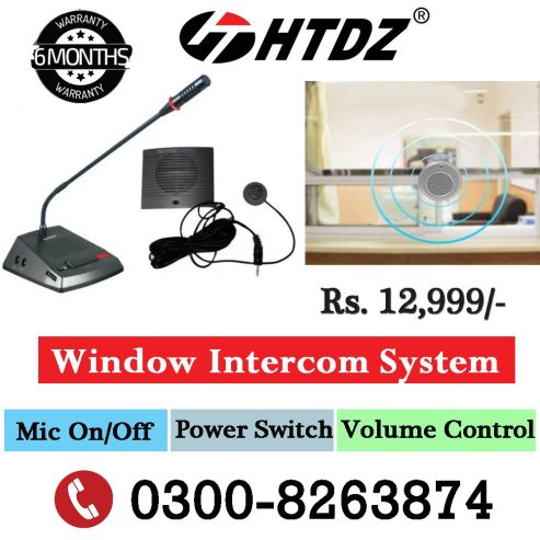 Counter Window Intercom System