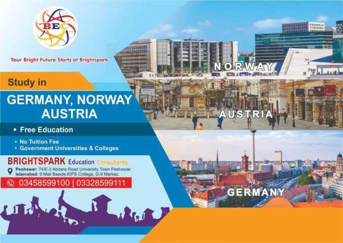 Study in germany, norway, Austria