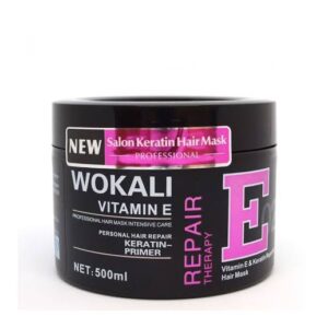 Wokali Vitamin E – Professional Hair Mask Intensive Care Personal Hair Repair Keratin – 500 ml FREE HOME DELIVERY