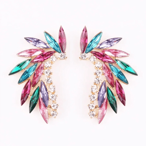 Acrylic Crystal Stone Earrings – Online Artificial Jewelry