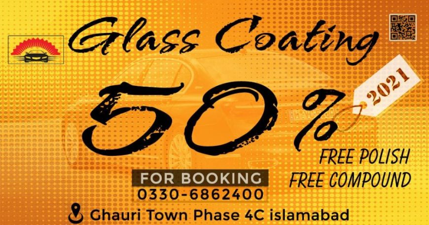 Mega 2021 Offer, Get Flat 50% Off On Our Most Famous Glass Coating Service.