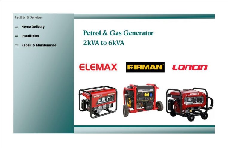Petrol Generator Firman 5 KVA