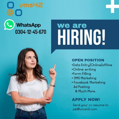 Online data entry/typist jobs are available!