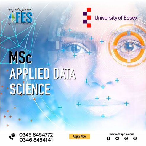 MSc Applied Data Science in UK with FES Consultants Pakistan