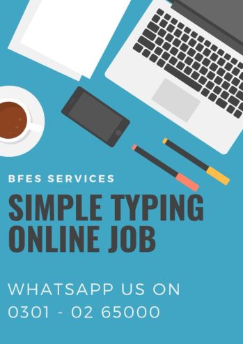 Hurry up students home base job offering Simple typing job to earn extra amount
