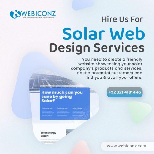 SOLAR WEB DESIGN SERVICES IN LAHORE