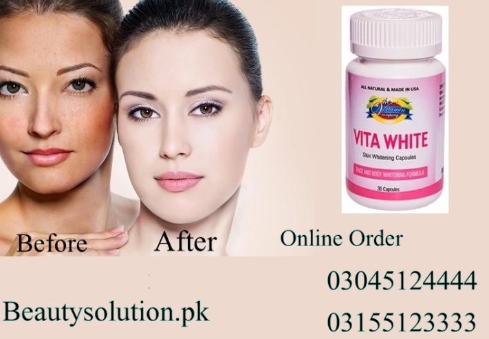 Original Vita White Face Glowing Capsule in Peshawar Online-03045124444