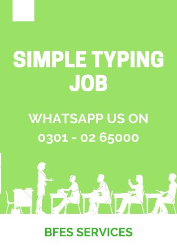 Fraud less online job are providing for students Simple typing jobs