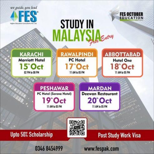 Explore the sea of educational opportunities in #Malaysia this coming October!
