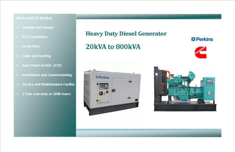 Diesel Generator Perkins 60KVA