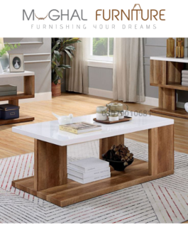 Camel Brown Coffee Table | Mughal Furniture