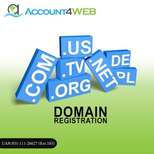 Account4Web Domain Registration Avaliable in Karachi