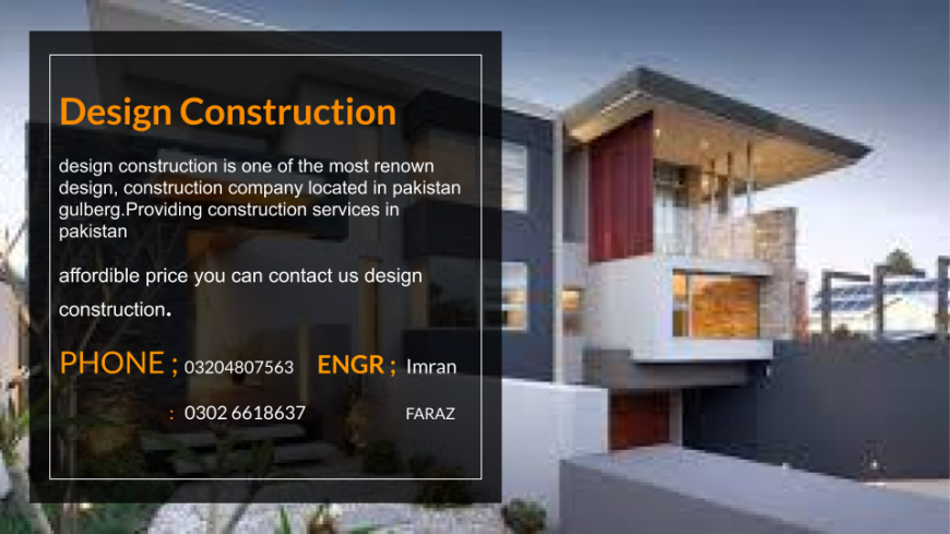 DESIGN CONSTRUCTION