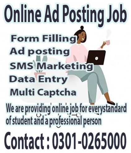 Online home base job simple Ads posting online work available