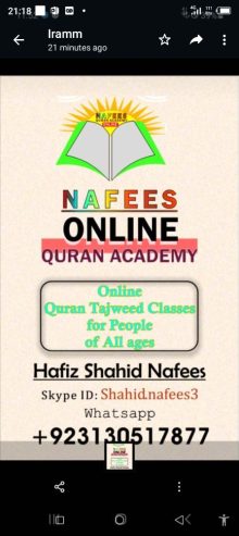Online Quran teacher