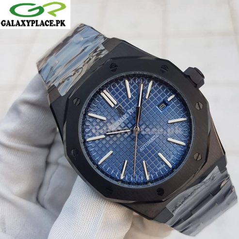 Blue Black Blue Dial Men Watch