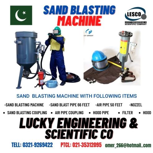 SAND BLASTING MACHINE