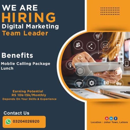 Digital Marketing- Team Leader
