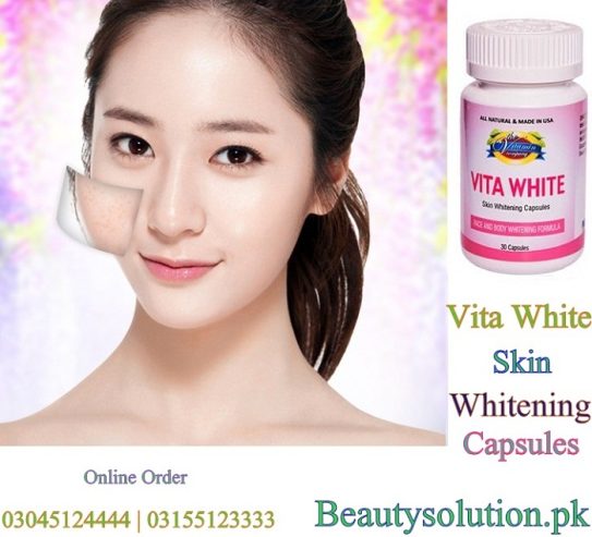 Original Vita Glow Skin Whitening Capsules In Sargodha-03045124444