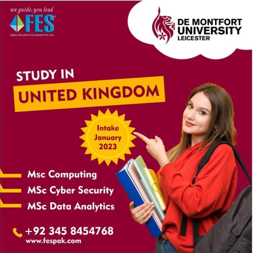 Postgraduate courses at De Montfort University with FES