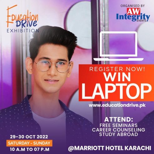 Mega Education Drive Expo on 29-30 October 2022 Venue: Marriott Hotel Karachi
