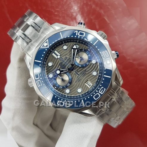 Blue Grey Silver Grey Dial Men Watches