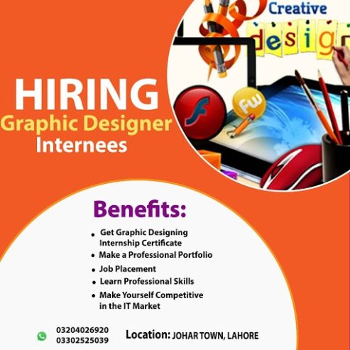 Hiring Graphic Designing Internees