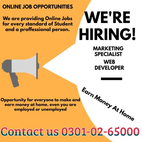 Payment are made daily Form filling online job for males & females