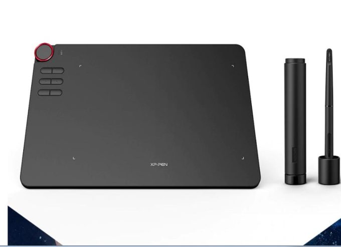 XP-Pen Deco 03 Wireless Digital Graphics Drawing Tablet Drawing Pen Tablet with Battery-Free Passive Stylus and 6 Shortcut
