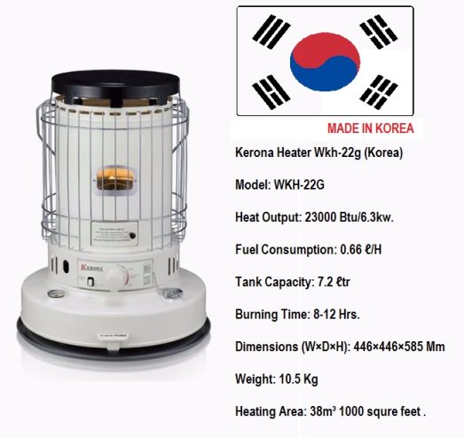 KERONA HEATER WKH-22G (KOREA)