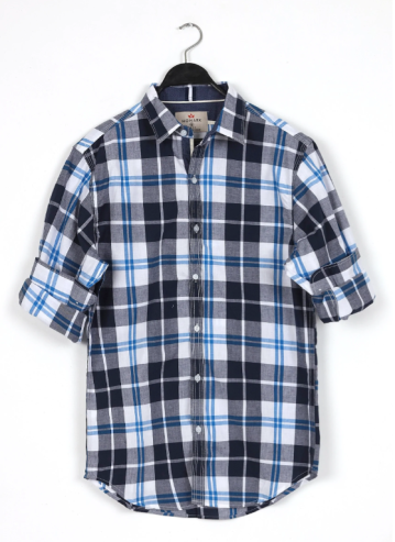 CHECKERED SLIM FIT WOVEN SHIRT BY Monark Clothing