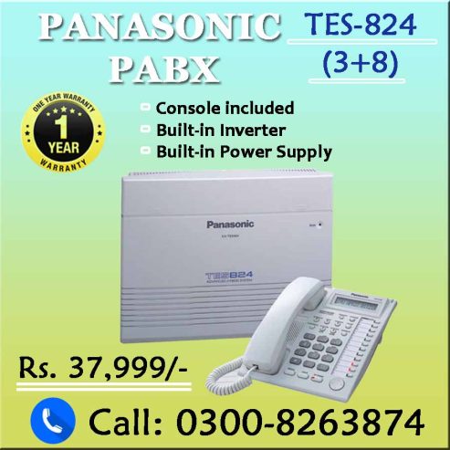 PABX System (Panasonic TES-824)