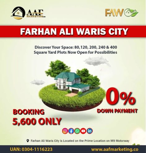 Farhan Ali Waris City – AAF Marketing