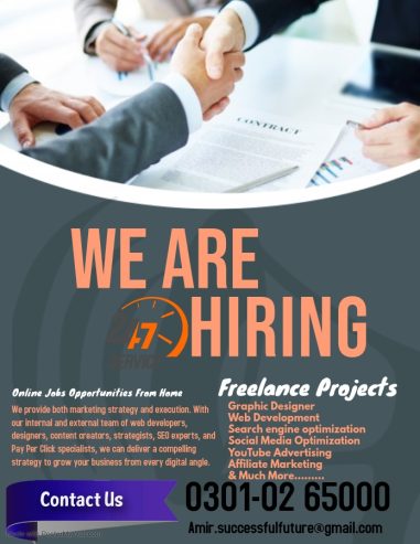 We offers multiple online jobs grasp this opportunity hurry up
