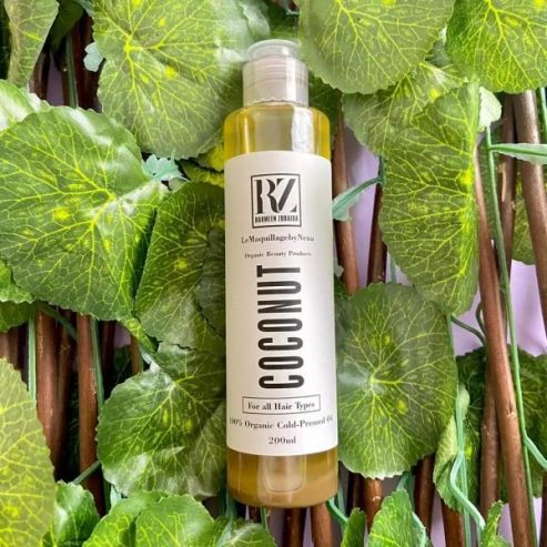 100% pure cold-pressed coconut oil.