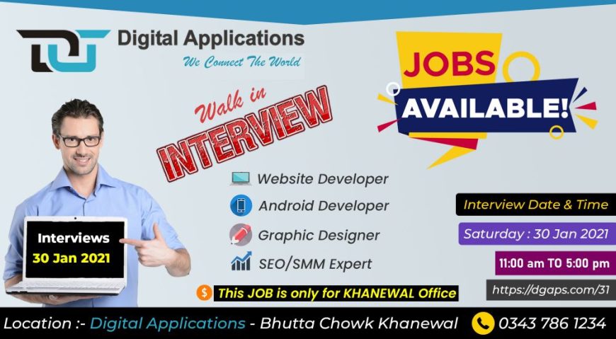 Web Developers Required in Software Company
