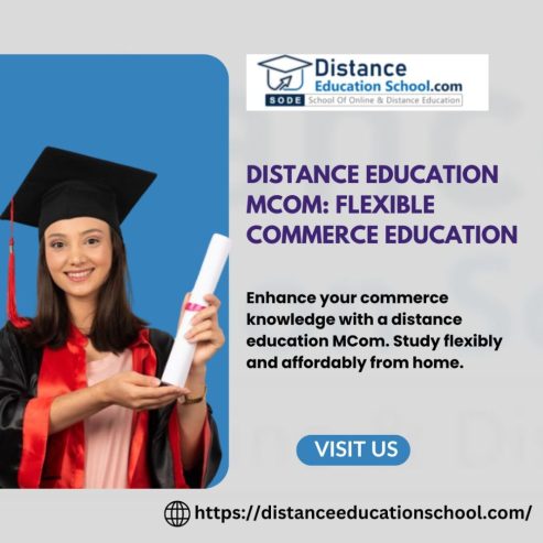 MCom Distance Education: Achieve Your Academic Goals